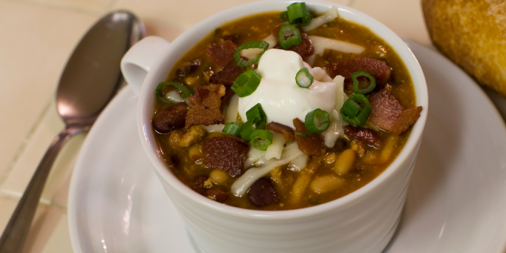 Turkey Chili with Chipotles and Chard