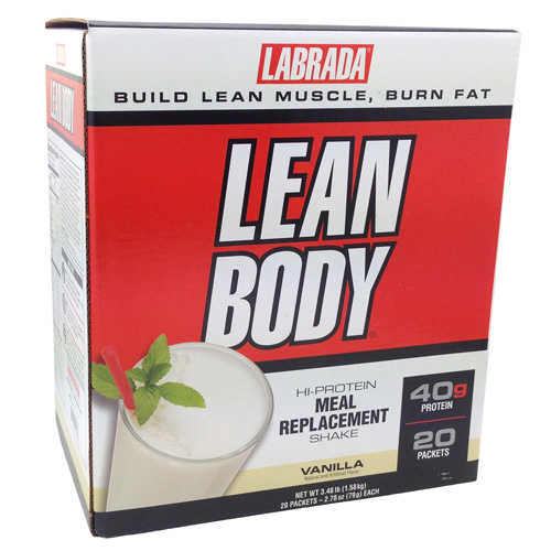 Lean Body Hi Protein Meal Replacement Shakes Soft Vanilla Ice Cream