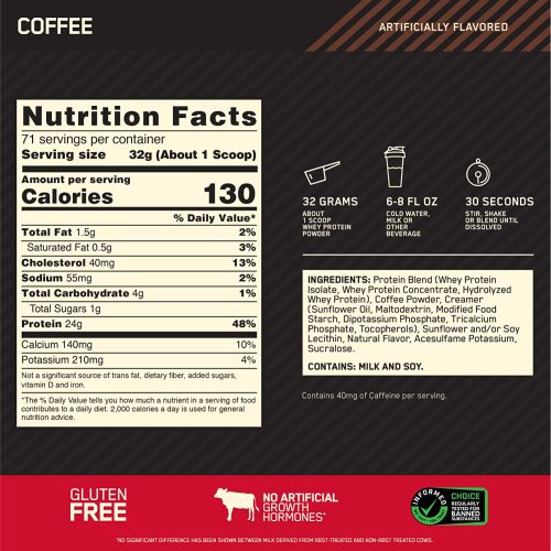 Optimum Nutrition Gold Standard 100 Whey Coffee 2