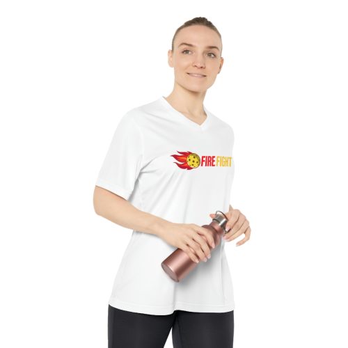 womens fire fight sport and performance v neck t shirt 3