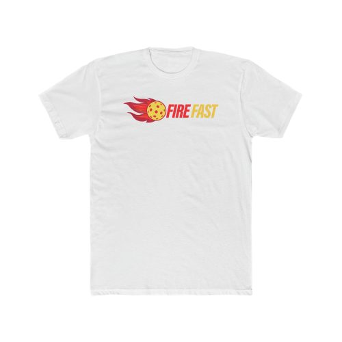 fire fast men comfortable pickleball t shirt